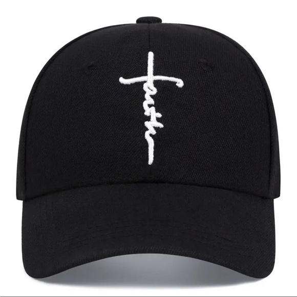 NWT “Faith” Embroidered Adjustable Baseball Hat/ Cap - Picture 1 of 3